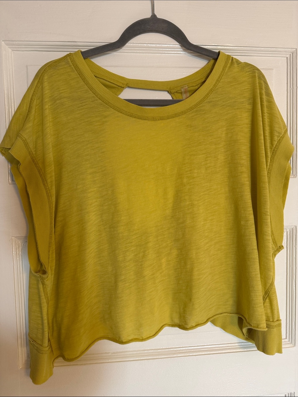 FP Movement by Free People Short Boxy Crop Top in Lime